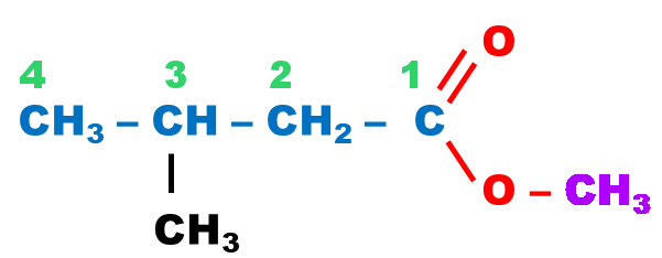 3methylbutanoate de methyle 1